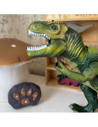 Tyrannosaurus Rex RC nuotoliu valdomas dinozauras (šviečia/urzgia) - WOOPIE