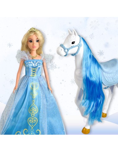 Ice Princess Doll Carriage with Lights WOOPIE - Magic Carriage