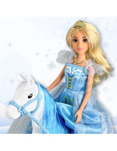 Ice Princess Doll Carriage with Lights WOOPIE - Magic Carriage