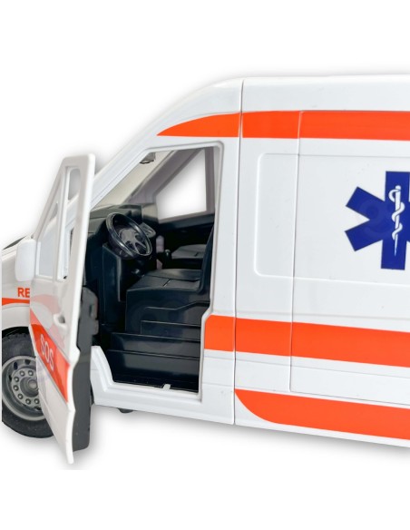 Rettungswagen Ambulanz von Woopie – Spielzeug mit Sound und Licht