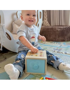 TOOKY TOY Box Pudełko XXL Montessori Edukacyjne 7w1 Sensoryczne 16-18 Mies. 2