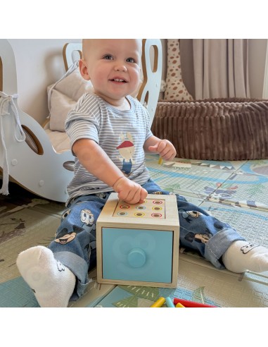 TOOKY TOY XXL Montessori-Box 7in1 für Kleinkinder 16-18 Mon.