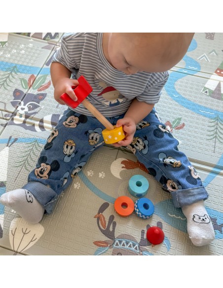 TOOKY TOY XXL Montessori-Box 7in1 für Kleinkinder 16-18 Mon.