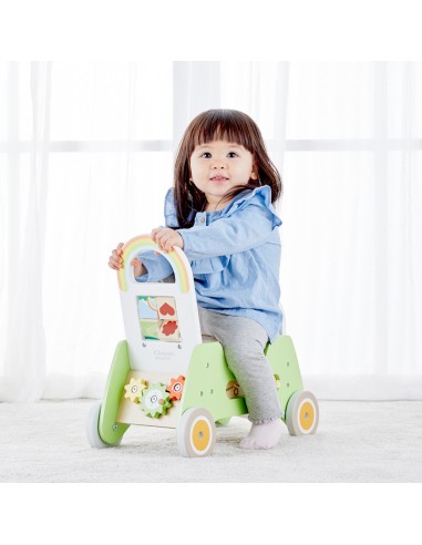 CLASSIC WORLD Wooden Montessori Ride-on Pusher 2 in 1 for Children