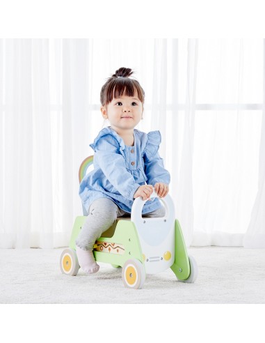 CLASSIC WORLD Wooden Montessori Ride-on Pusher 2 in 1 for Children