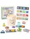 WOOPIE GREEN Sinnes-Memory-Puzzle Formen FSC - Lernspielzeug