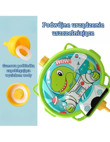 WOOPIE Wasserpistole mit Dino-Rucksack – Perfekter Spielspaß!