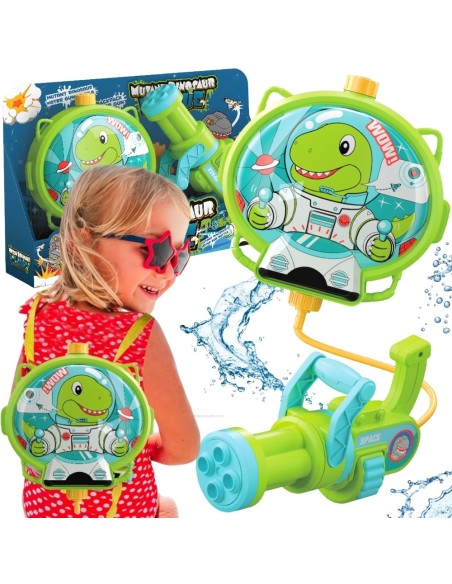 WOOPO Water Gun with Dino Backpack - Perfect Fun!