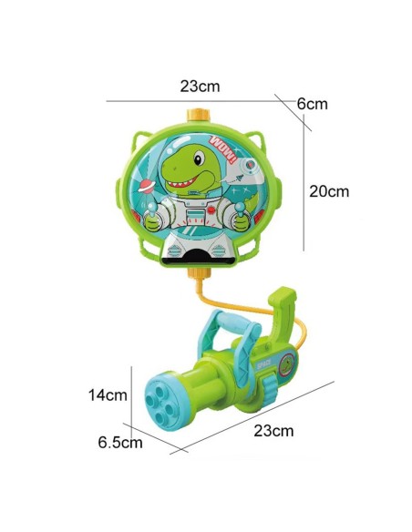 WOOPO Water Gun with Dino Backpack - Perfect Fun!