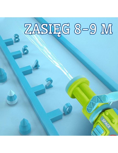 WOOPIE Wasserpistole mit Dino-Rucksack – Perfekter Spielspaß!