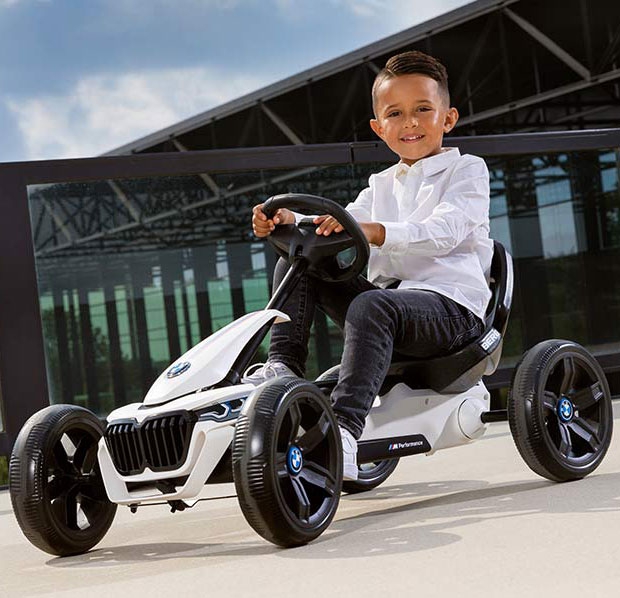 Gokart na pedały reppy bmw ciche koła do 40 kg