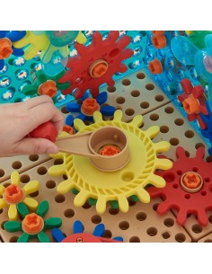 Masterkidz Zestaw kolorowych trybików i kół zębatych 198 elemenów 2