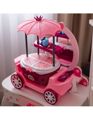 WOOPIE 4-in-1 Dressing Table Trolley Beauty Salon on Wheels