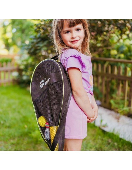 WOOPIE Racket with Ball and Shuttlecock - Beach and Garden Set