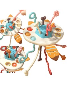 WOOPIE BABY Montessori Sensory Toy Fox - Teether and Rattle 2