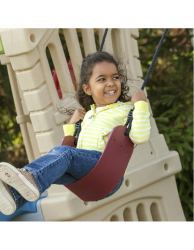 Step 2 Wieża z Huśtawkami Plac Zabaw zjeżdżalnia