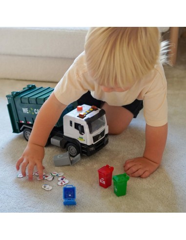 WOOPIE Garbage Truck 1:10 - Garbage Sorting Toy