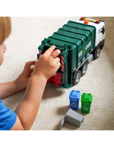 WOOPIE Garbage Truck 1:10 - Garbage Sorting Toy