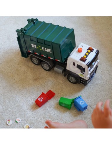 WOOPIE Garbage Truck 1:10 - Garbage Sorting Toy