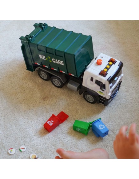 WOOPIE Garbage Truck 1:10 - Garbage Sorting Toy