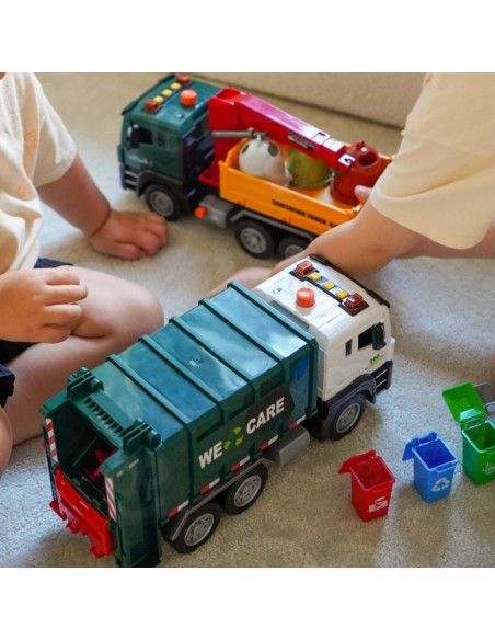 WOOPIE Garbage Truck 1:10 - Garbage Sorting Toy