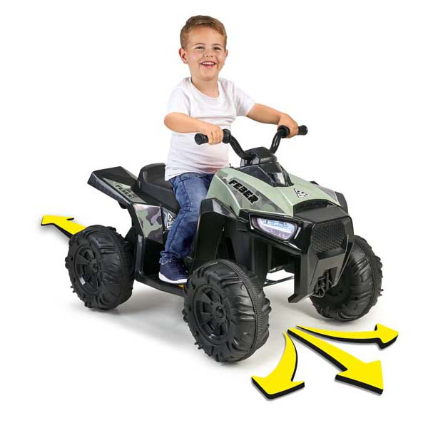 Quad pojazd elektryczny 12vboxer moro