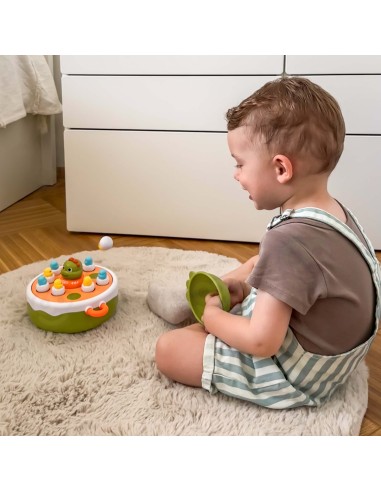 WOOPIE miklumo žaidimas „Dinozaurų gaudymas“ 4 in 1 su katapultą