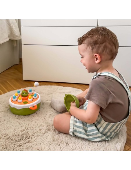 WOOPIE miklumo žaidimas „Dinozaurų gaudymas“ 4 in 1 su katapultą
