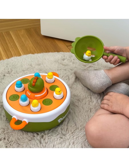 WOOPIE miklumo žaidimas „Dinozaurų gaudymas“ 4 in 1 su katapultą