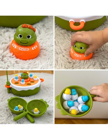 WOOPIE Dinosaur Catching 4-in-1 Arcade Game Catapult