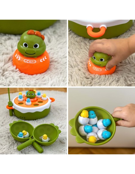 WOOPIE Dinosaur Catching 4-in-1 Arcade Game Catapult