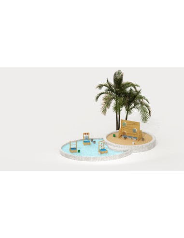 CLASSIC WORLD EDU Wasserfall – Wasserspielzeug für den Spielplatz