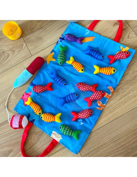 Woopie Little Angler's Set 6m+ - soft fish and mat