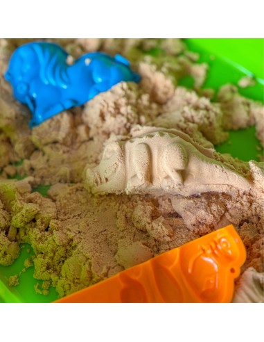 WOOPIE Kinetic Sand 1.5 kg ZOO Safari XXL Set with Molds