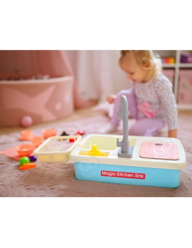 WOOPIE 2-in-1 Kitchen Sink with Blue Faucet - Perfect for the Kitchen