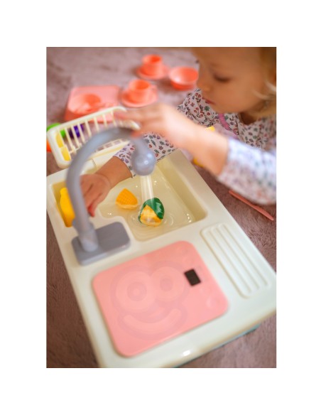 WOOPIE 2-in-1 Kitchen Sink with Blue Faucet - Perfect for the Kitchen