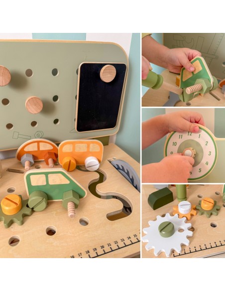 VIGA PolarB Wooden Handyman's Workshop - Creative Fun