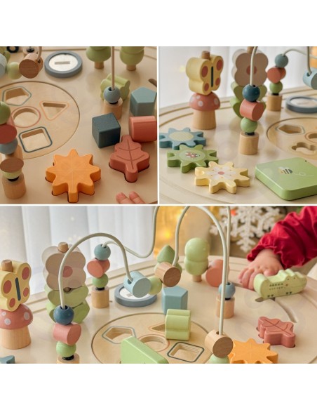 Lernspieltisch „Mein erstes Safari“ von Tooky Toy – Lernen durch Spielen