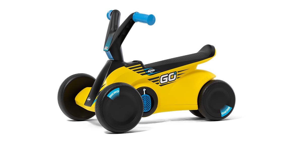 Jeździk na pedały go² sparx yellow gokart 2w1