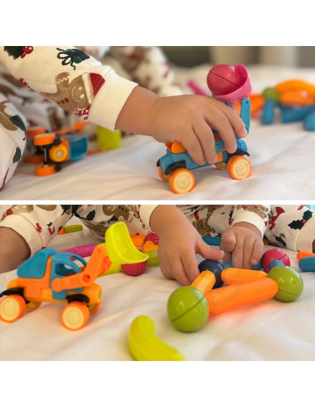 Magnetyczne Klocki Samochody Woopie-Zestaw 52el zbuduj własny pojazd