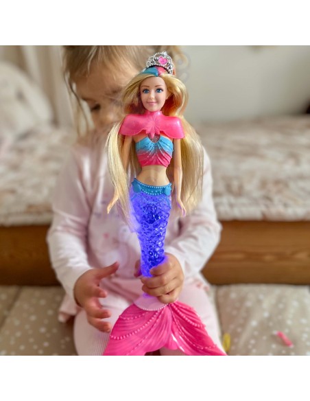 Gina Woopie Mermaid - Light-Up and Playing Doll 3+