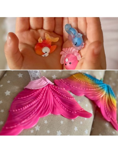 Gina Woopie Mermaid - Light-Up and Playing Doll 3+