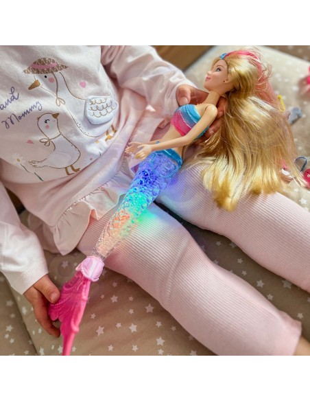 Gina Woopie Mermaid - Light-Up and Playing Doll 3+