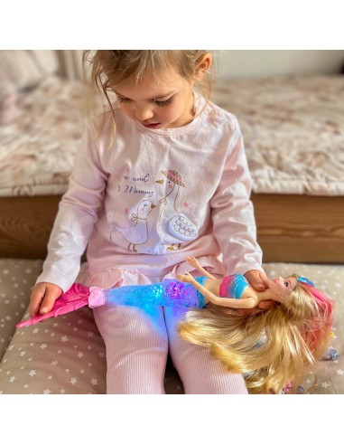 Gina Woopie Mermaid - Light-Up and Playing Doll 3+
