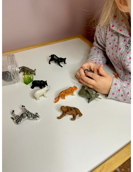 WOOPIE Set Figuren Wildtiere 16 Stk. - Spielzeug für Kinder