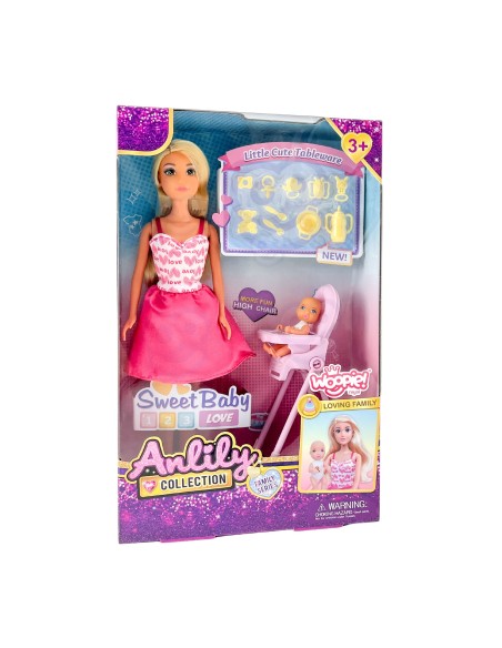 Woopie Baby Doll and Feeding Accessories Family Set