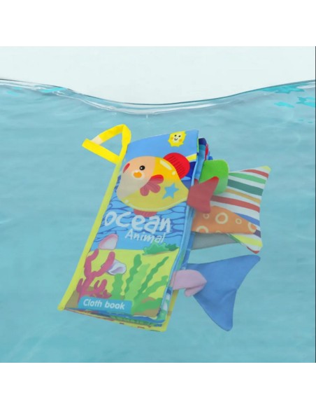 Buch Meerestiere WOOPIE BABY – Stoff, knisternd