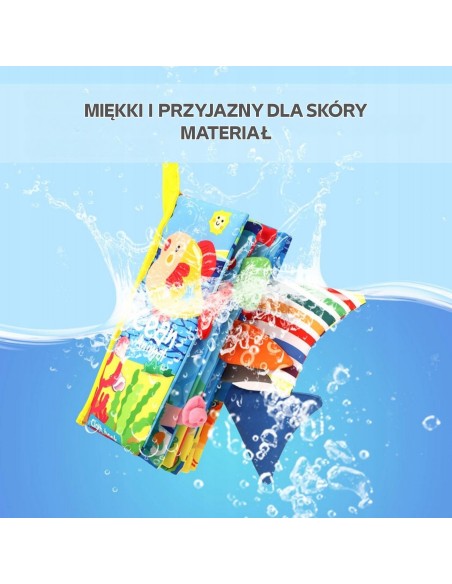 Książeczka Morskie Zwierzęta WOOPIE BABY - Materiałowa Szeleszcząca