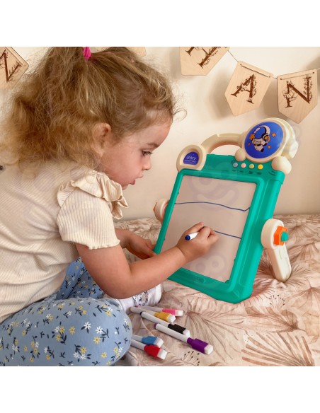 WOOPIE Double-Sided Drawing Board 2 in 1 Tetris Game