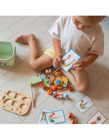 Magischer Garten Lernbox 5-in-1 von Tooky Toy – Holzsortierer und Lernen